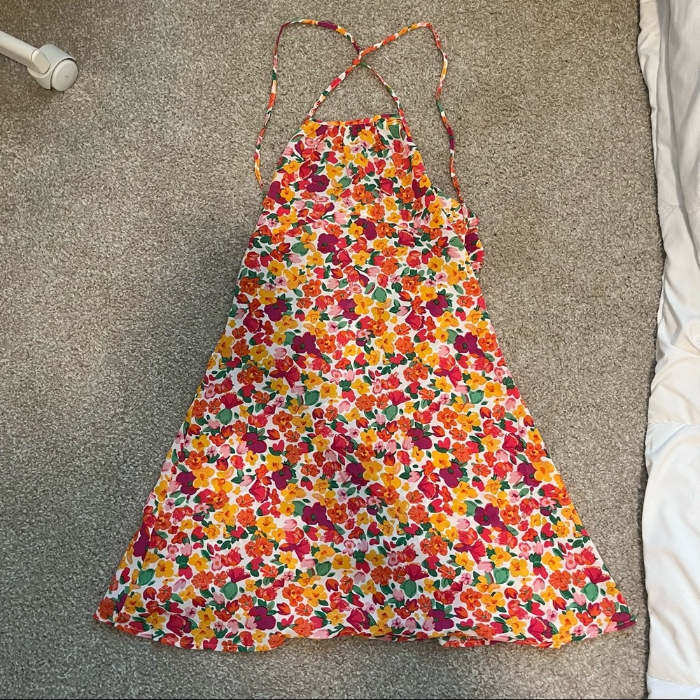 cider floral dress! size:small